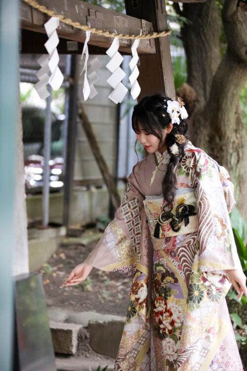 成人式振袖 華やかな写真