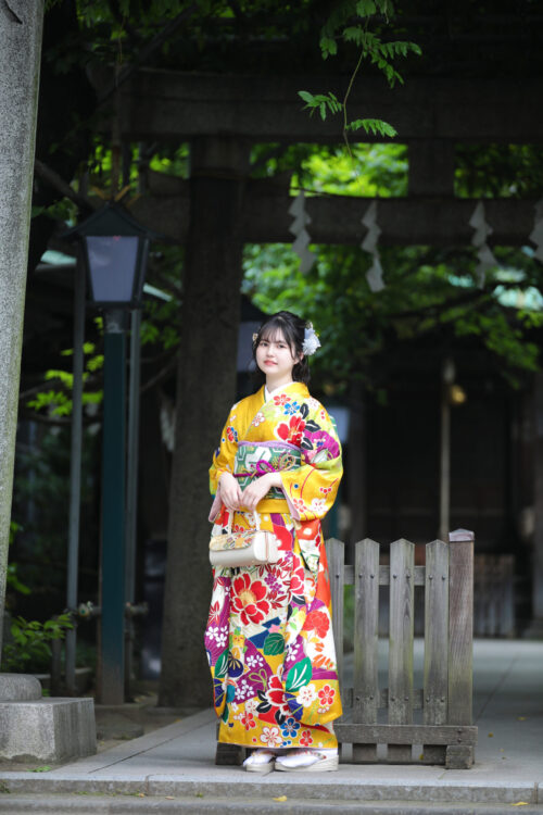 成人式振袖 プチロケ撮影
