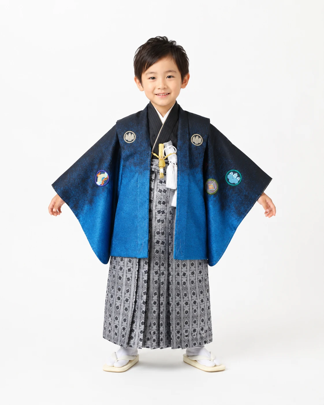 5歳羽織袴の七五三写真
